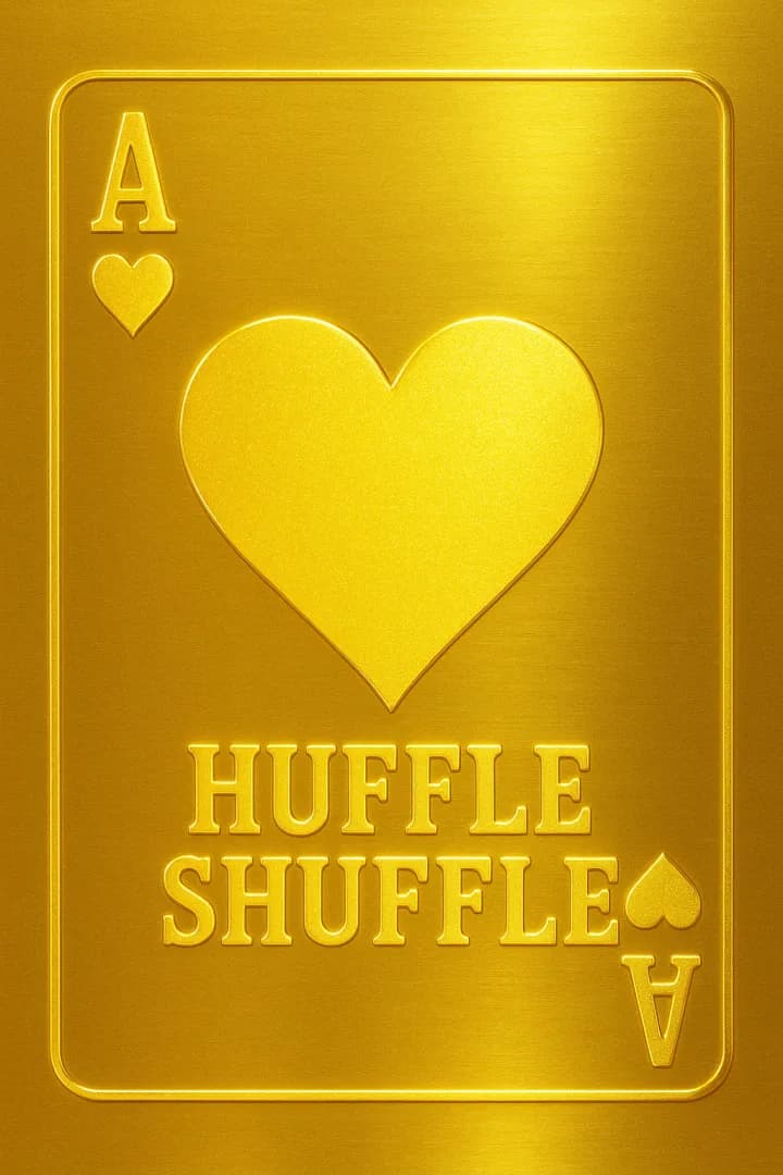 Gold Ace of Spades card